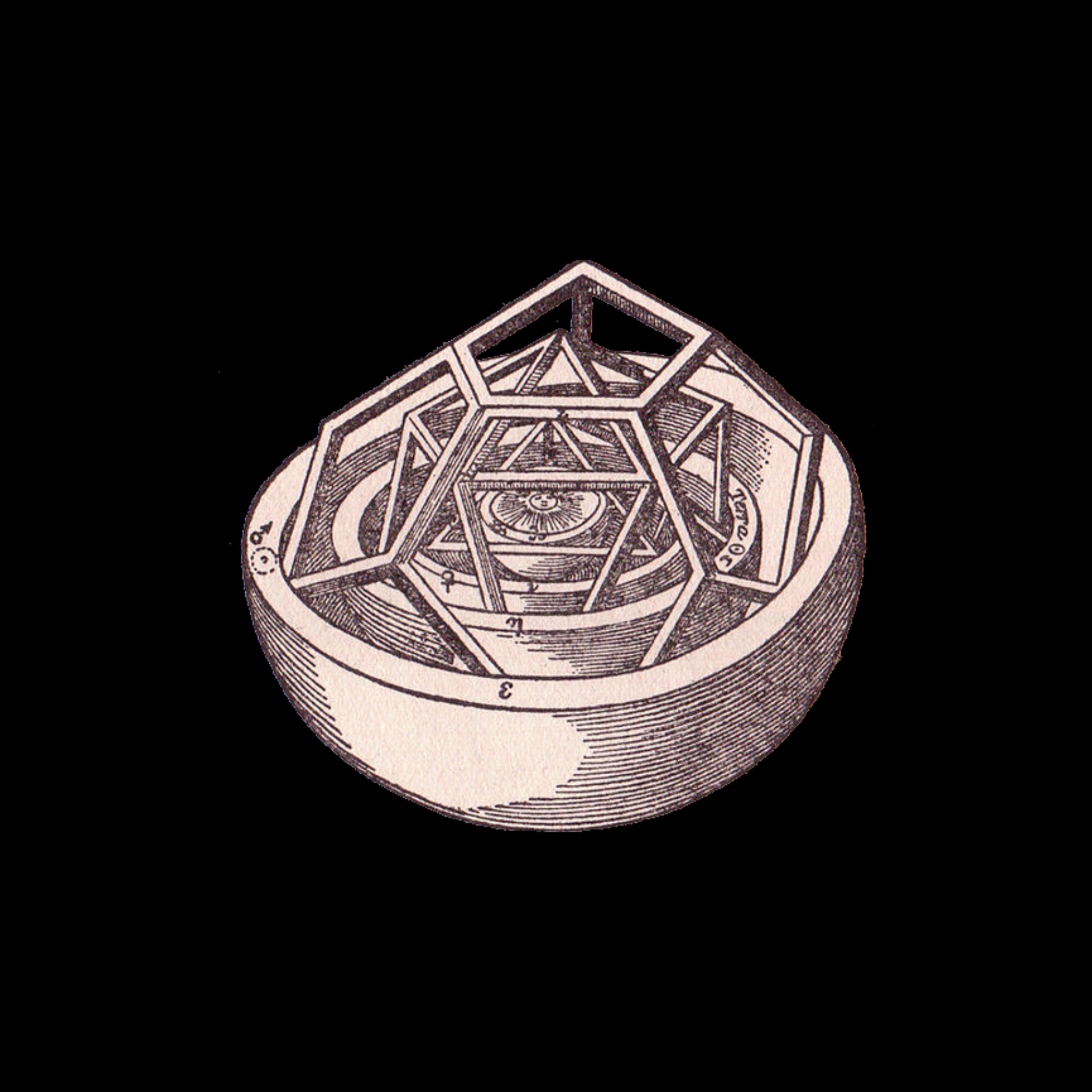 Cosmographe de Kepler, 1600